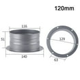 thumbnail image 6 of 3-8 Inch Metal Flange Vent Pipe Fitting Wall Air Pipe Hose Flange Adapter 120mm, 6 of 9