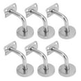 thumbnail image 4 of Staircase Handrail Bracket,6 Pcs Wall Handrail Stair Handrail Bracket Stair Railing Bracket Masterfully Created, 4 of 14