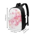 thumbnail image 4 of YFYANG 17" Laptop Backpack, Pink Watercolor Flowers Fashion Travel Work Backpack with USB and Headphone Cable Interface for Men and Women, 4 of 8
