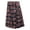 Red, variant on Men's Casual Pants Modern Scottish Plaid Contrast Pocket Pleated Design Everyday Comfort Versatile Style