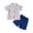 Red, variant on Toddler Boy Outfits Baby Boys Shorts Clothing Set Kids Summer Button Print Sleeveless Casual 18-24 Months 2t 3t 4t 5t 6t T Shirts Tops Clothes Boys' Sets 2PCS