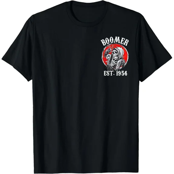 Hot Trending T-Shirt With Boomer Est 1954 Die With Memories Not Dreams T-Shirt Design Preview Only