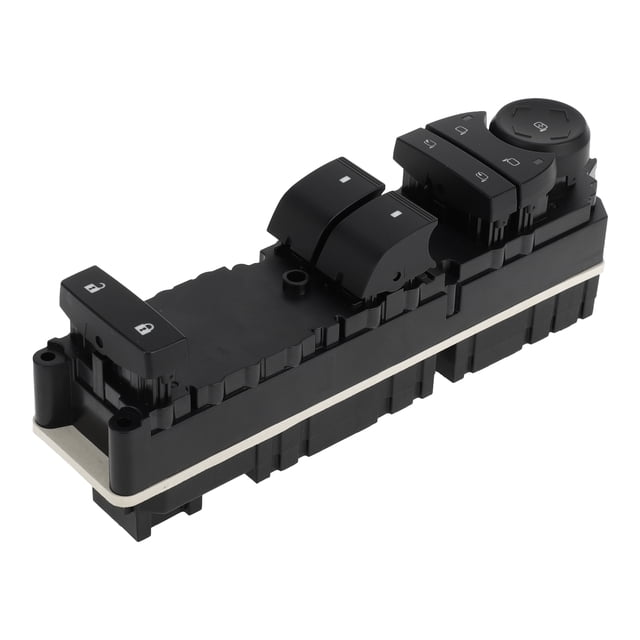 Interruptor de ventana eléctrica Unique Bargains para el lado del conductor delantero izquierdo para Chevrolet Silverado 1500 2500 3500 Negro