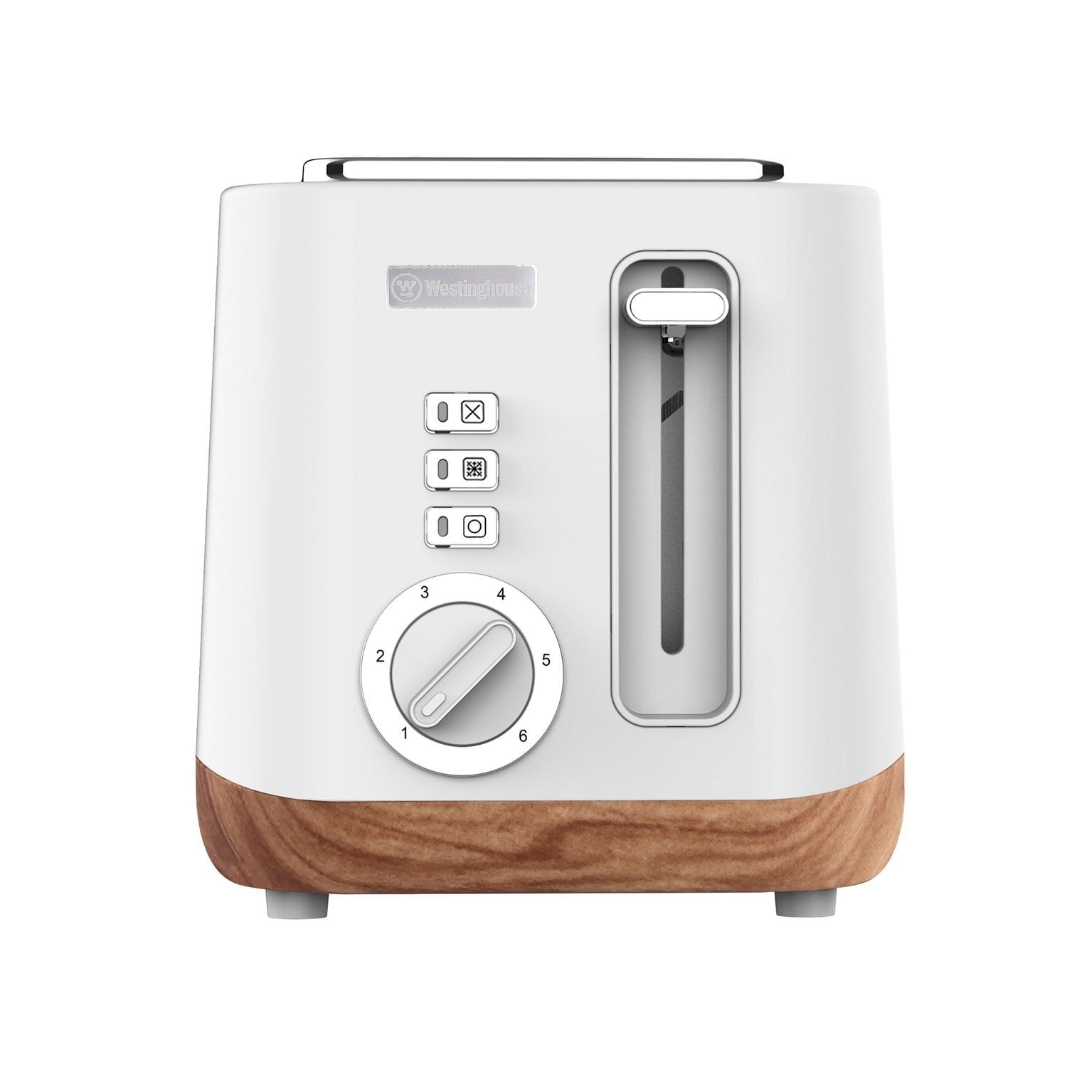 Westinghouse Grille-pain 2 tranches - Collection Nordique 2 tranches, 900 W, 6 niveaux de brunissage