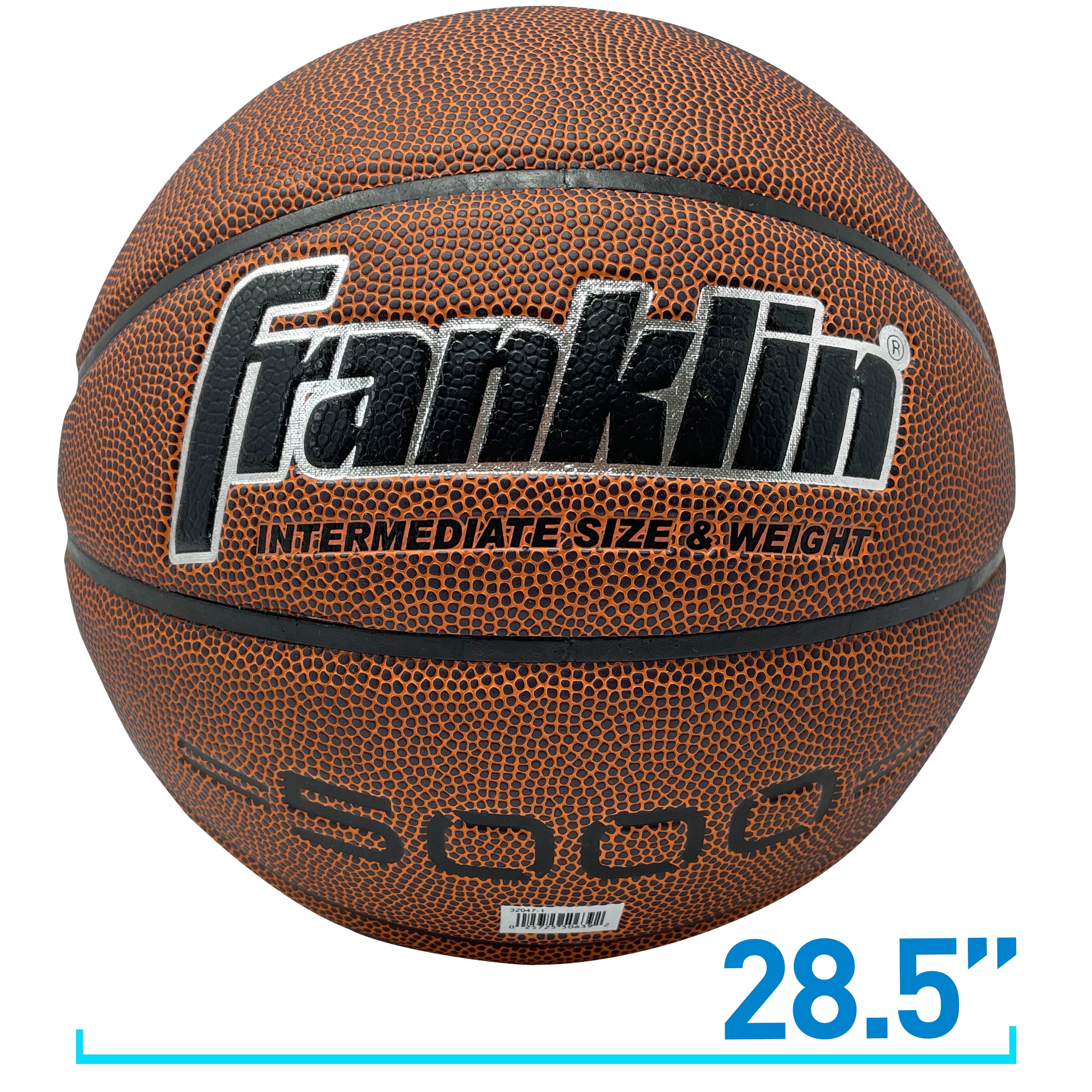 Franklin Sports Official Indoor Basketball with Air Pump, Size 28.5"