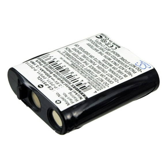 850mAh Ni-CD Battery for Radio Shack 23965, 439002, 439003, 439005, 439007, 439013, 9602100