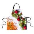 thumbnail image 3 of 1 Unid Navidad Delantal De Cocina Chef Cocina Catering Delantal Camarero Nieve, 3 of 6