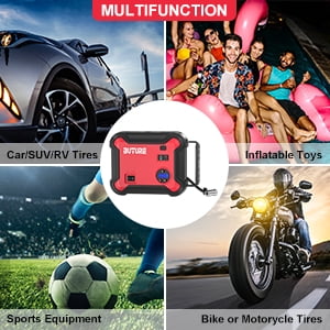 BUTURE Portable Car Jump Starter with Air Compressor 150PSI 2500A 23800mAh  Battery Booster Pack All Gas/8.0L Diesel Digital Tire Inflator Fast Battery