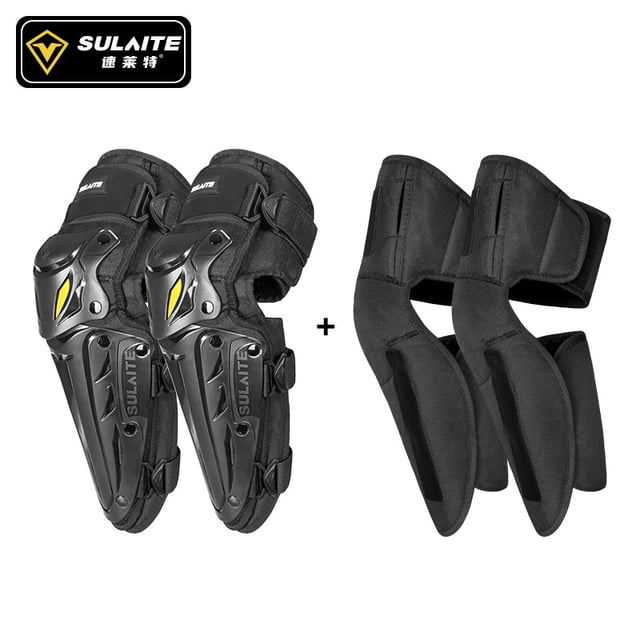 Winter Locomotive Detachable Warm Knee Pads & Elbow Pads - Unisex for Motorcycle Riding (Four Seasons Use)