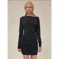 thumbnail image 2 of Boat Neck Bodycon Mini Dress, 2 of 5