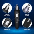 thumbnail image 4 of Barbasol All-in-One Grooming Set for Men, 15-Piece Travel Grooming Kit with T-Blade Trimmer, Ear and Nose Hair Trimmer, 4 Guide Combs, Manicure Tools and Travel Bag, 4 of 10