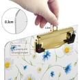 thumbnail image 4 of GZHJMY Wildflowers Clipboard A4 Standard Size Decorative Clipboard with Low Profile Metal Clip for Students Men Women Classroom and Office Whiteboard Clipboards, 4 of 7