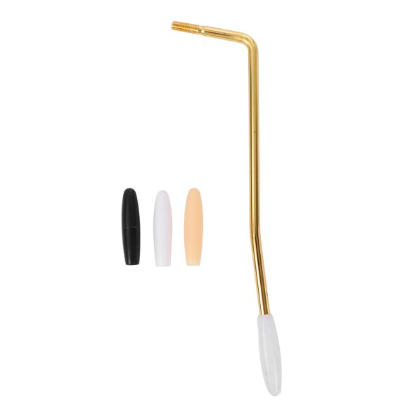 GOOHOCHY Manivela de trémolo para guitarra eléctrica de 5 mm con 3 tapones (dorado)