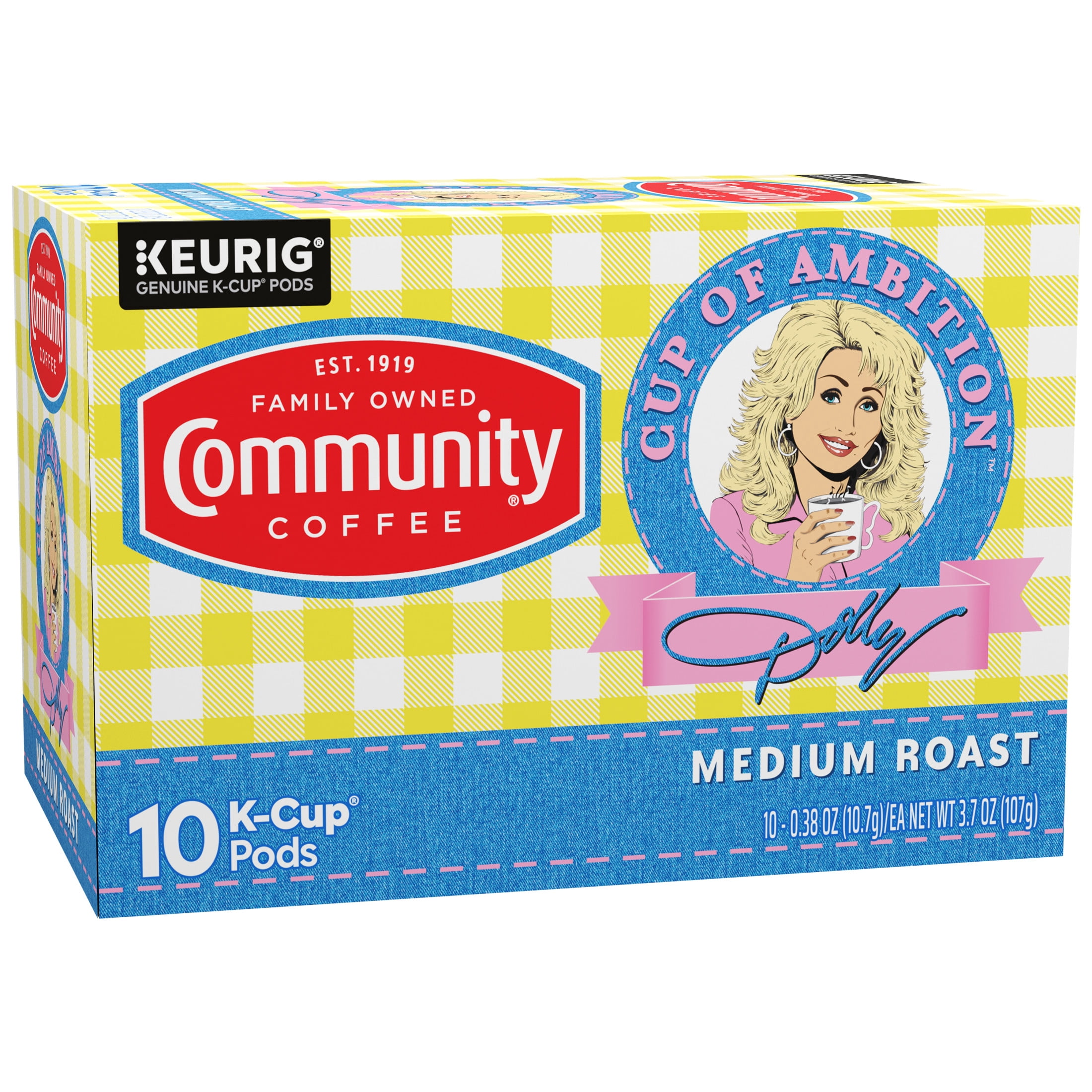 Dolly Parton’s Cup of Ambition™ with Community Coffee® Medium Roast Keurig® K-Cup® Pods 10 ct Box