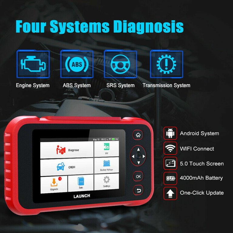 LAUNCH CRP123i OBD2 Automotive Scanner ABS Airbag Transmission Engine  System OBD 2 Car Diagnostic Scan Tool Lifetime Free Update