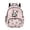Pink and Black - Panda Flower, variant on DISNIMO Jumping Spider Print School Backpack for Kids Music Note Printed 17 Inch Lightweight Bookbag with Padded Straps and Water Bottle Pocket, Back to School Gifts