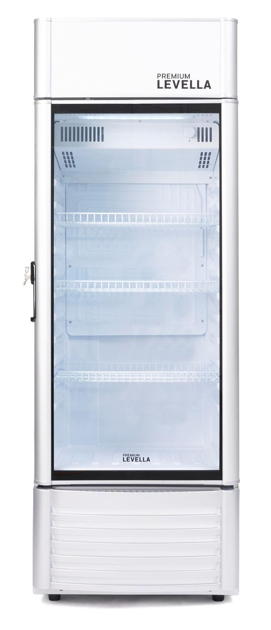 6.5 cu. ft. Single Door Commercial Refrigerator Beverage Cooler in Gray