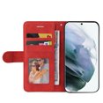 thumbnail image 5 of Compatible Samsung Galaxy S22 ULTRA Case, Leather Wallet Case Stand View Magnetic Clasp Book Flip Folio Phone Cover - Red, 5 of 5