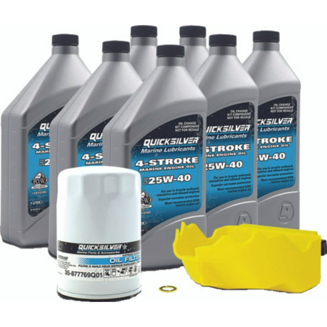 8M0169544 Quicksilver Mercury Verado 200-400hp Oil Change Kit 7L