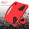thumbnail image 7 of ELEHOLD Rugged Case for iPad Air 13 inch 2024,iPad Pro 13 inch 2024,iPad Pro 12.9 inch (2022/2021/2020/2018),Kids Friendly EVA Protective Kickstand Handle Grip Shockproof Anti-Scratch Case,Red, 7 of 7