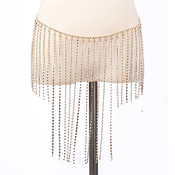Cadena para el cuerpo, Bikini Sexy con diamantes de imitación, sujetador para el cuerpo, cuello Halter con espalda descubierta, cadena de lentejuelas, accesorios para el cuerpo de playa, joyería