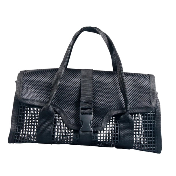 Bolsa para señuelos de pesca, bolsa para señuelos de pesca, para agua salada y dulce, asa acolchada grande, caja resistente para aparejos, organizador