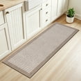 thumbnail image 6 of Findosom 20"x59" Hallway Runner Rug Non Slip Entryway Mat with Rubber Backing Machine Washable Laundry Runner Rug Long Indoor Doormat Entrance Floor Mat Runner for Garage Kitchen Laundry Beige, 6 of 9