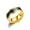 Gold-color, variant on Stainless Steel Ring with Intelligent Temperature Display Function Unisex Ring