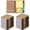 Brown (free pen), variant on 30-Pack Spiral Notebook Set with Ballpoint Pens, 3.9x5.1in Pocket Lined Journals with Elastic Band, Sticky Notes, Color Bookmarks(Black/Blue/Green)