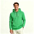 thumbnail image 2 of ClodeEU Men's Quarter Zip Drawstring Hoodie with Pocket, Lightweight Fleece Half Zip Hooded Long Sleeve Sweatshirt, Size S-4XL, 2 of 6