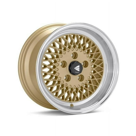 Enkei  15 x 8 & 4x100 Bolt Pattern 25 mm Offset 72.6 mm Bore 92 Classic Line Gold Wheel