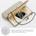 thumbnail image 3 of Pratyus Abstract Flexible Storage Jewelry Box for Necklace, Ring, Earring - Travel-Friendly Design White, 3 of 5