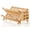 Bamboo-2 Tiers, variant on Bamboo Folding 2-Tier Collapsible Dish Drying Rack with Utensil Holder and Flatware Organizer Durable Kitchen Counter Storage