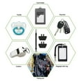 thumbnail image 4 of QUTETN Mobile Phone Lanyard Tether with 2 Patches Anti-lost Rope Lightweight PVC Spring Cord Anti-theft Phone Wrist Strap for Hiking Climbing, 4 of 8