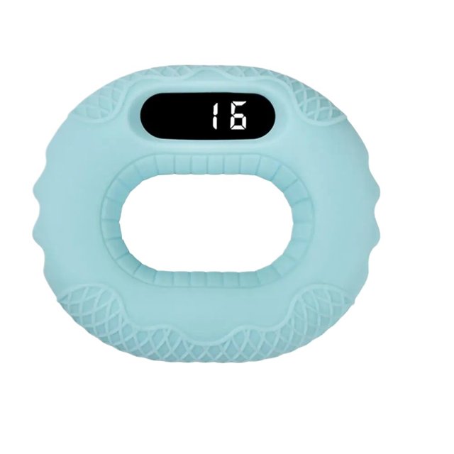 Digital Hand Gripper Soft Silicone Grip Strength Tester with Removable Counter Forearm Workout ,Easy to Use