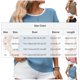 thumbnail image 3 of Tejiojio Women's Ribbed Knit Top Ruffled Trim Round Neck Short Sleeve Casual Summer Blouse, 3 of 7