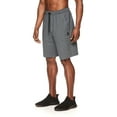 thumbnail image 3 of Reebok Men's and Big Men's Active Stretch Training Knit Shorts, 10" Inseam, up to Size 3XL, 3 of 4