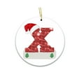 thumbnail image 1 of Fiudx Adornos Navideños con Letras, Decoraciones Personalizadas Diy, Diseño Acrílico Festivo, Símbolos Navideños Clásicos, Decoración Navideña para El Hogar y La Oficina, Tamaño de 8 Cm, Juego de 1 P, 1 of 2