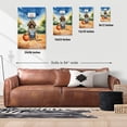 thumbnail image 5 of Happy Father's Day Bloodhound Playing Basketball with Best Dad Jersey Vertical Matte Canvas Poster Dog Lover Wall Art Home Decor - 13006, 5 of 5