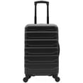Protege 1 Piece 20" Hardside Carryon ABS Luggage with 2 Packing Cubes