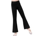 thumbnail image 2 of Esho 1/2 Packs Teens Girls Yoga Pants High Waisted Flare Leggings Activewear Kids Casual Bell Bottoms Pants 3-14T, 2 of 8
