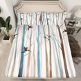 thumbnail image 2 of Erosebridal Hunmmingbird Bed Sheets Set Twin Size, Botanical Tree Bedding Set, 3 Pieces, Ultra Soft, 2 of 6