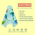thumbnail image 2 of Kids Hooded Beach Towel for Boys and Girls, 100% Cotton Hooded Bath Towel with Snap Front, Perfect for Beach, Pool, and Bath Time Towel for Kids (Dinosaur), 2 of 4