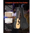 thumbnail image 4 of VEVOR Acoustic Guitar Hard Case 43.31 in With Lock Key And Handle for Acoustic Guitar, 4 of 9