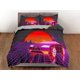 thumbnail image 3 of Vaporwave Retro Car In Sunset Ropa de Cama, Cool Hippie Doona Cover For Boys, 3 of 4
