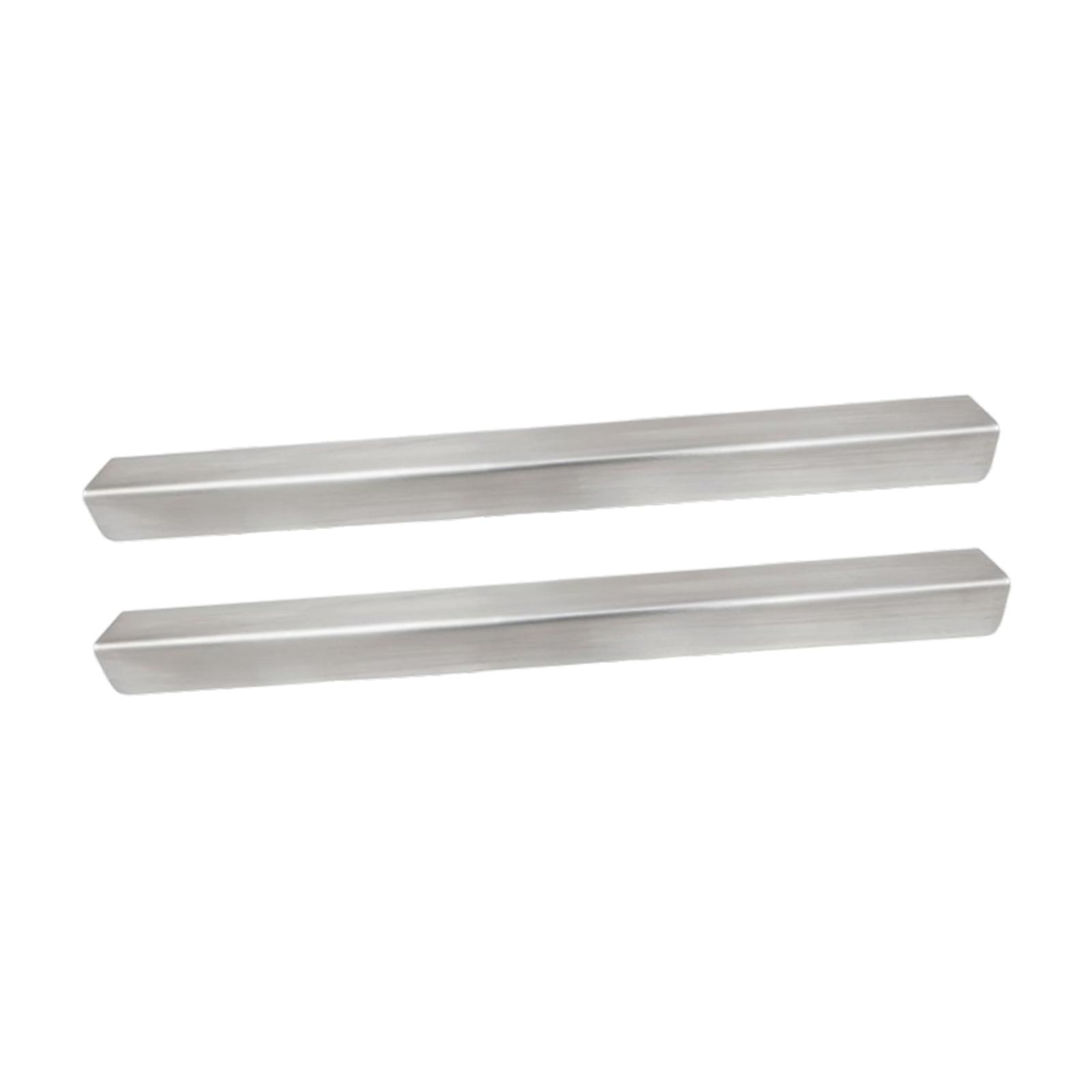 2 Pcs Slip on Edge Guard Cabinet Door Protectors Stainless Steel Construction for Home Office Baby Proofing