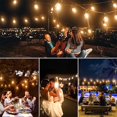 thumbnail image 3 of RENDIN Luces Solares para Exterior Jardin - 16m 16 Focos LED S14 Inastillables con USB Cargar, Impermeable IP65, Guirnalda Luces para Iluminaci&oacute;n de Patio Navidad, 3 of 7