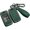 Green, variant on Key Fob Cover Compatible with Land Rover Range Rover Evoque Sport Velar 2018-2026 5 Button Zinc Alloy Keychain Case Holder Protector,Silver&Green,Come with Key Hook