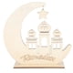 thumbnail image 3 of Colgante de madera para mezquita, Luna, estrella, Ramadán, adorno de madera, suministros para fiestas, decoraciones, 3 of 5