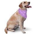 thumbnail image 2 of Bingfone Lilac Glittering-Washable Dog Scarf Triangle Adjustable Puppy Bandana Bib Handkerchief For Medium Large Dog Cat, 2 of 9